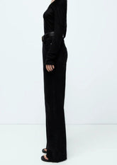 Vaqueros holgados, de tiro alto y pierna recta